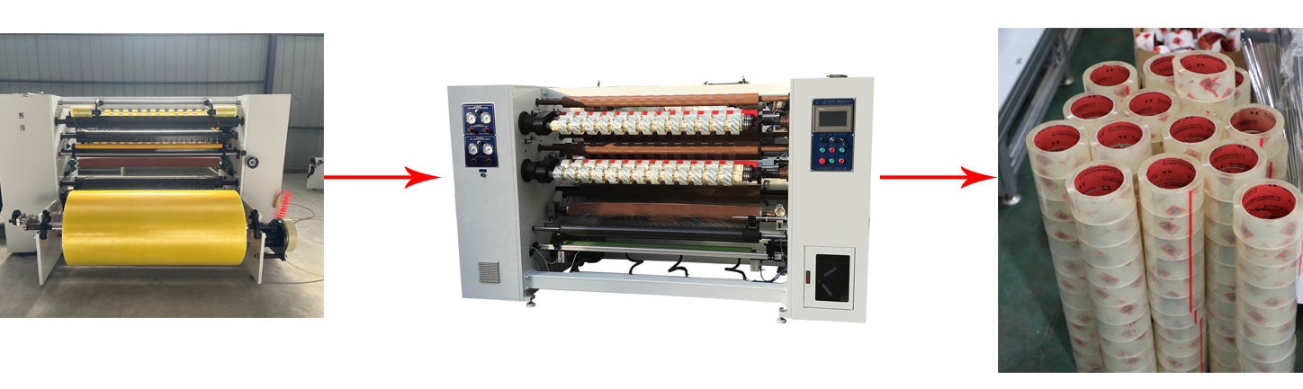 GD-211C BOPP Transparent Tape Slitting Rewinding Machine