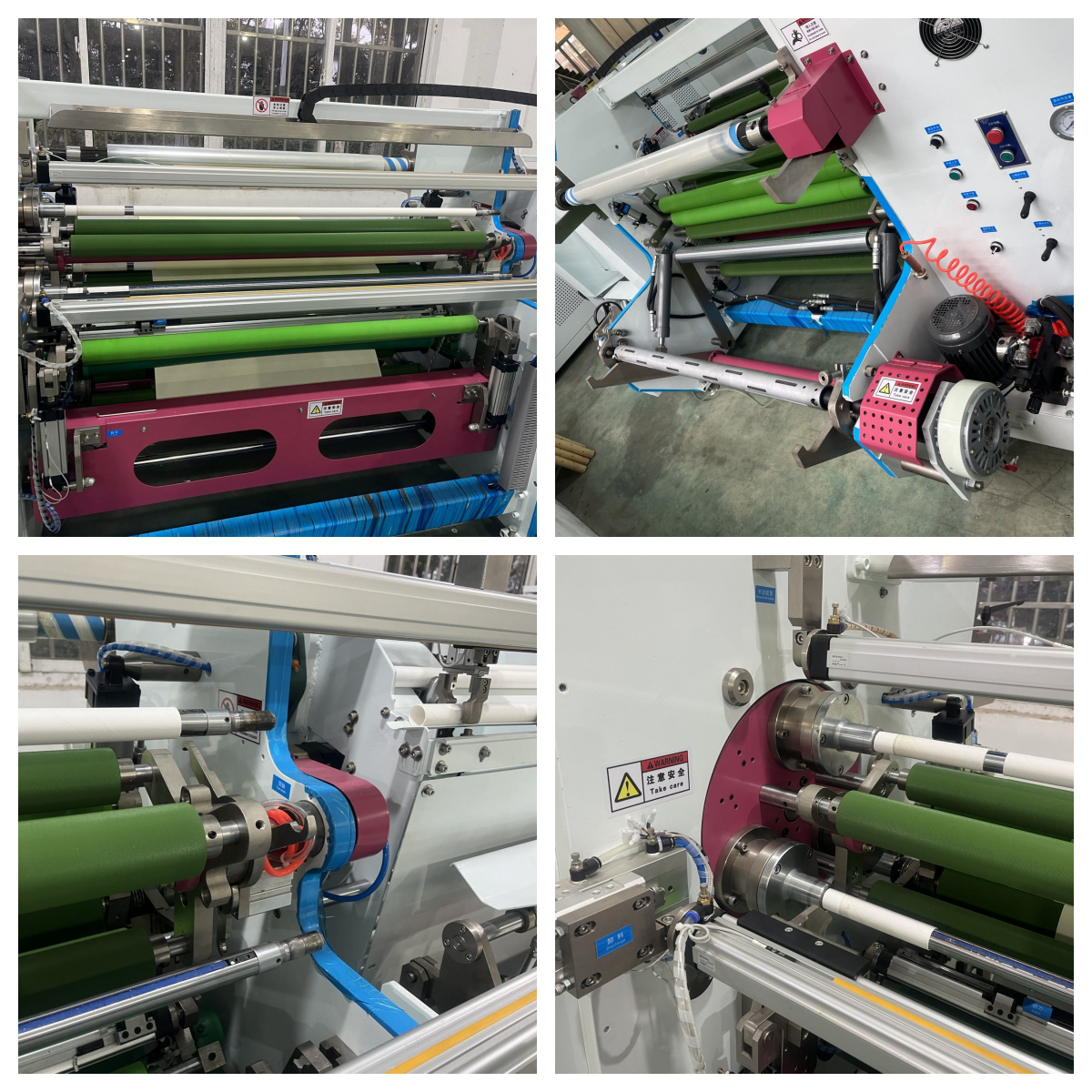 Fully automatic medical tape rewinding machine